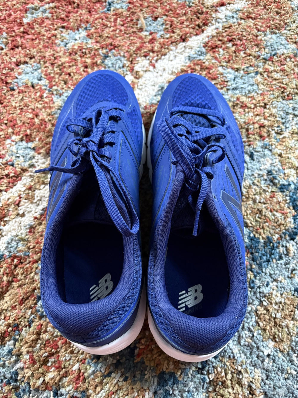 New Balance Blue Athletic Lace-Up Sneakers
